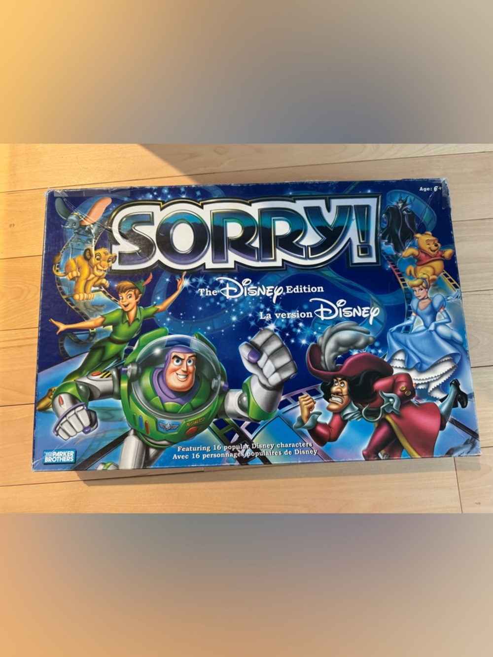 Disney Sorry! Board Game